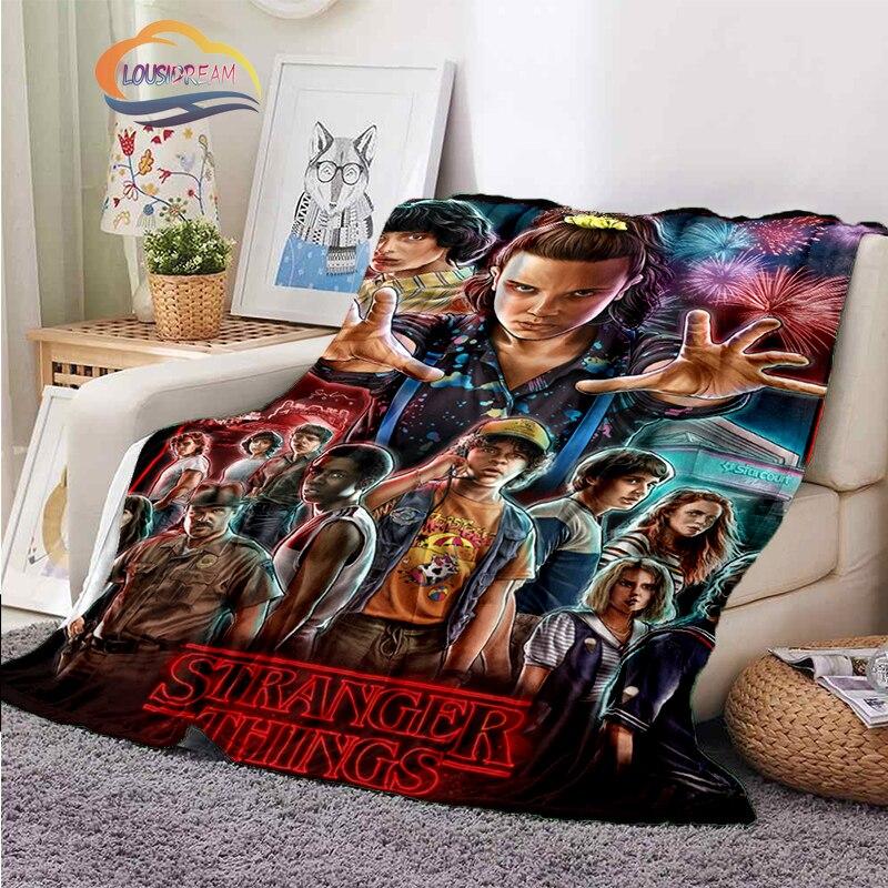 Stranger Things blanket 3D print Halloween Stranger Things blanket newest Popular Horror drama Sofa bed blanket Camping blanket