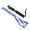 Interactive Dog Flirt Pole Extendable Size S Cotton Rope Dangler Black for Training Healthy Pet Exercise Teaser