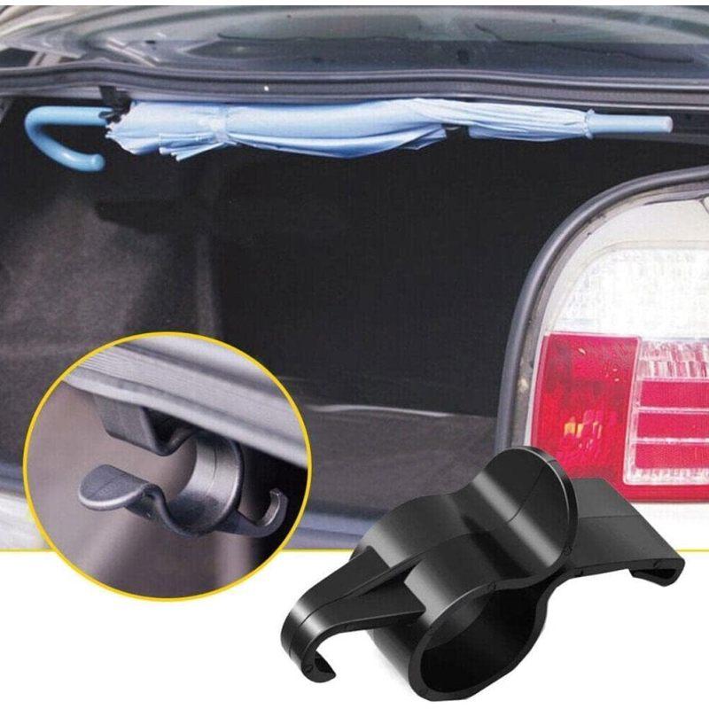 Porte-parapluie Pour Coffre De Voiture - Lot De 2 Crochets, Design Anti-bascule, Pour Ranger Parapluie Ou Veste