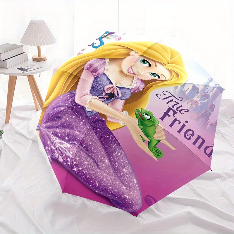 

Disney Princess, Friendship Themed automatic opening and closing folding umbrella, portable durable, 8 rib umbrella frame, very suitable f
