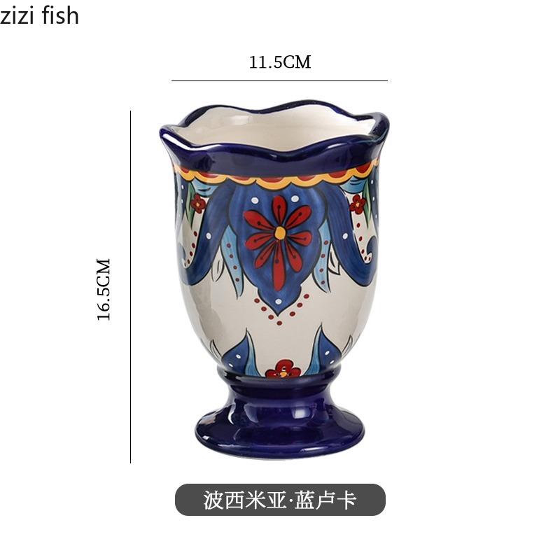 Ceramic Chopsticks Holder Chopstick Cage Home Kitchen Shelf Cutlery Storage Box Storage Rack Chopsticks Organizer Storage Bottle