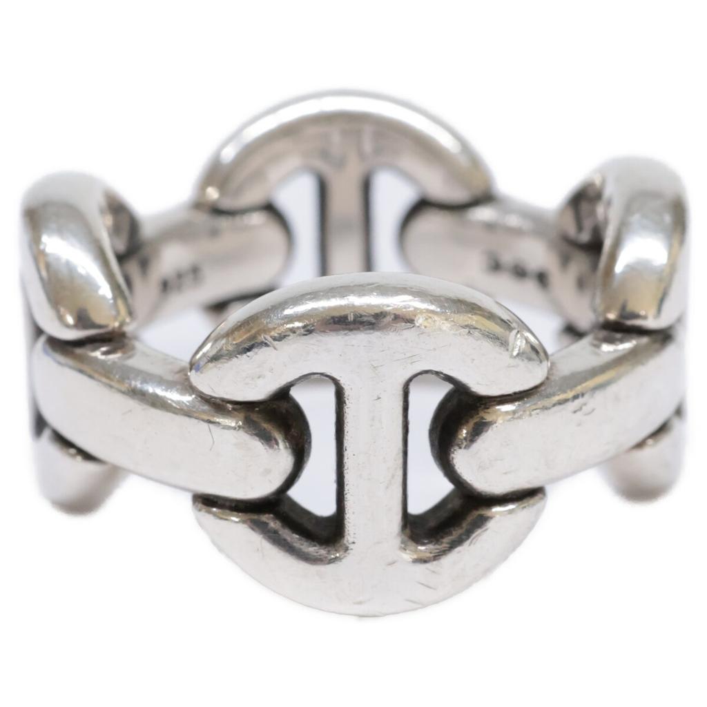 HOORSENBUHS 925 QUAD LINK Ring Ring 18 SilverUsed