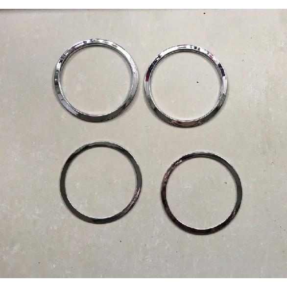 Interior Frame Speaker Box Plated Ring for Nissan Qashqai J11 2014 2015 2016 2017 2018 Chrome Car Accessories 4 Pcs
