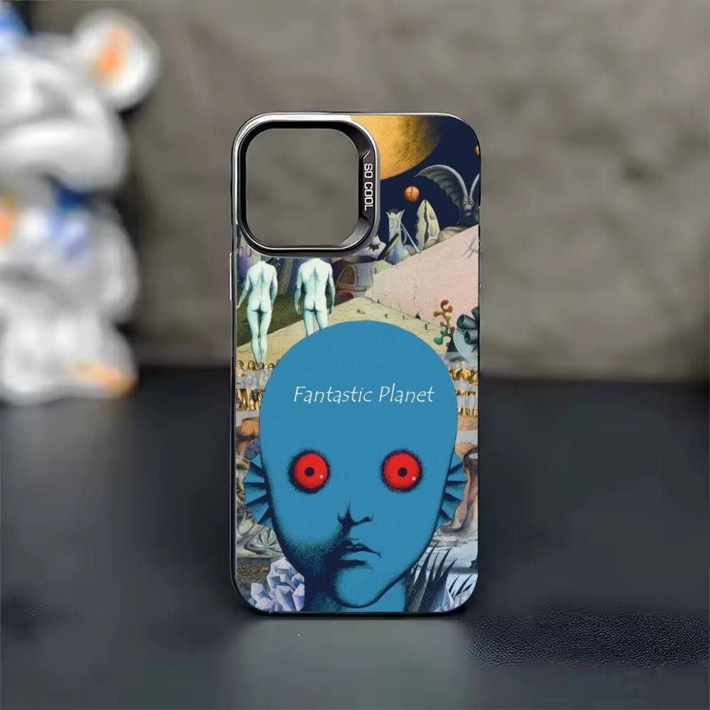 

F-Fantastic Planet La planete sauvage Phone Case For iPhone 17 16 15 14 13 12 11 Pro Max Plus Silver candy Matte Cover iPhone13PRO