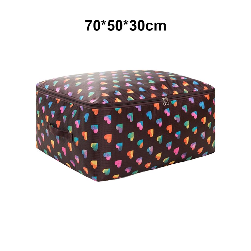 Quilt Organizer Foldable Oxford Storage Bag Clothes Finishing Travel Cartoon Dustproof Washable Luggage Package Case
