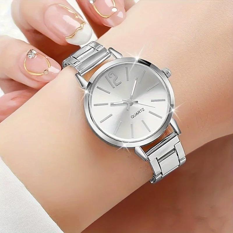 Mom's Birthday Gift Box Trendy Fashion Girls Watch Bracelet Set Ins Waterproof Non-Fading Jewelry