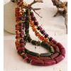 Eetit Fashion Handmade Jewelry Resin Beads Chain Statement Necklace for Women Stainless Steel Waterproof Jewelry 2025 Trendy