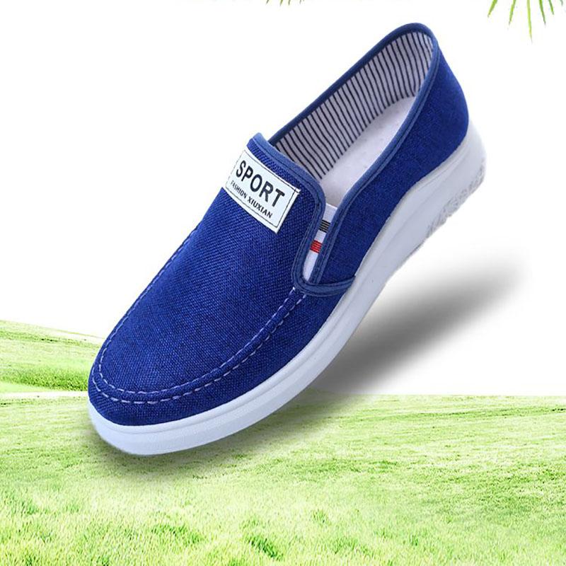 Чоловіче взуття парусинове взуття старе пекінське тканинне взуття дихаюче нековзне зносостійке низьке парусинове взуття