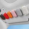 Multifunction Car Sun Visor Glasses Clip Leather Eyeglasses Clip Magnetic Sunglasses Holder Hanger Universal Interior Accessorie
