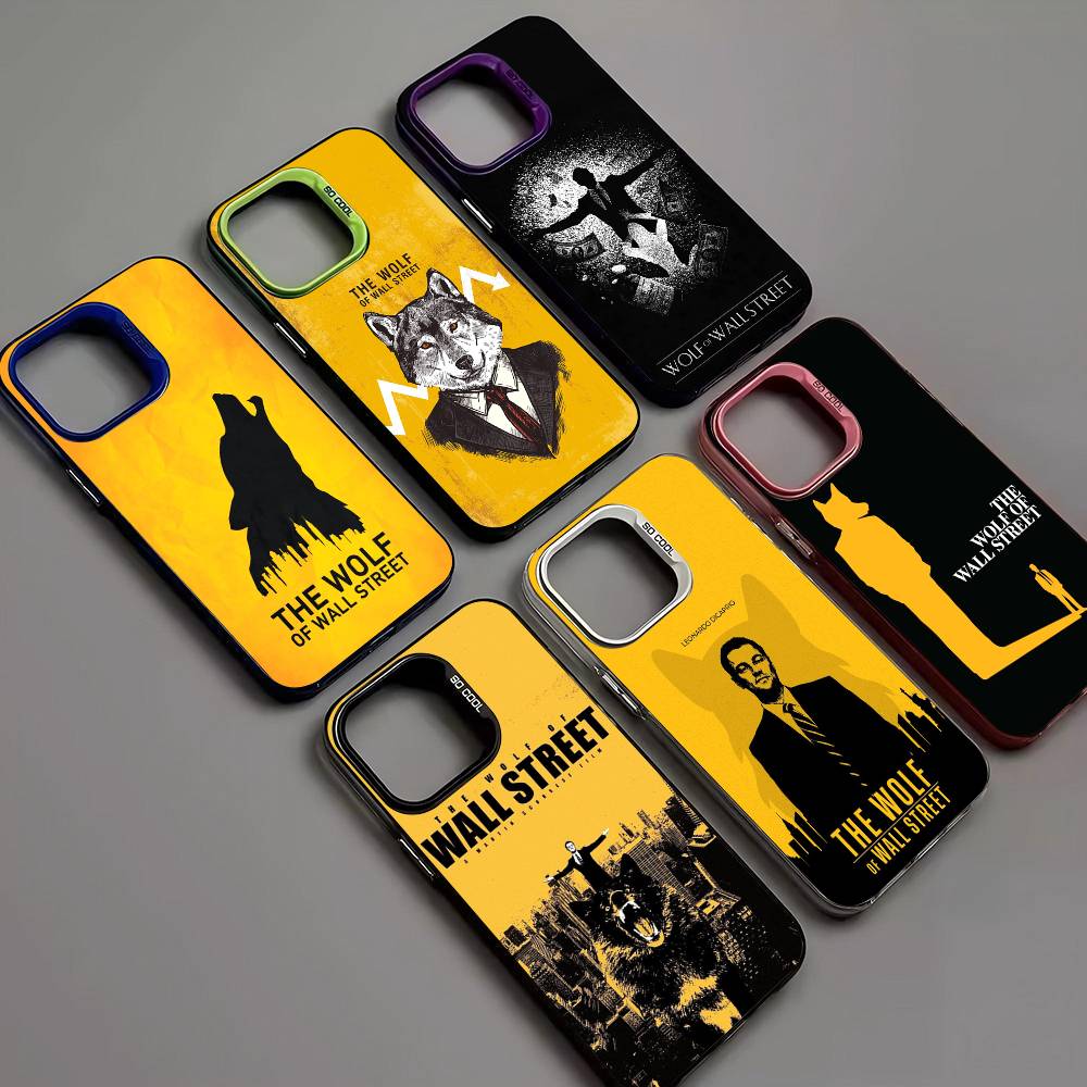 TV The W-Wolf Of W-Wall S-Street Phone Cover For IPhone 16 15 14 13 12 11 17 Pro Max Plus Color Silver Shell