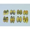 24-26 MM Natural Bumble Bee Jasper Pair Oval Cabochon Gemstone 8 Pair Lot C-761