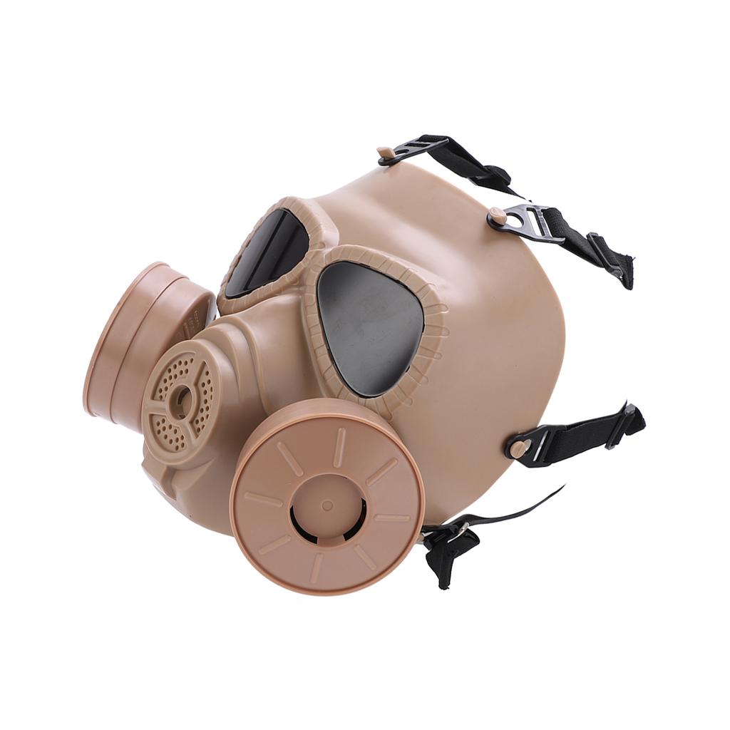 M04 Full Face Cover M05 Prop Biochemical Gas Face Shield with Dual Fan Filter Tanks UV Proof Sunglasses Lens