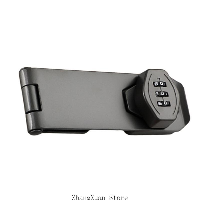 AntiTheft Password Drawer Lock 3Digit Combination Lock Cabinet Hasp Lock 3XUF