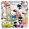 51 Cartoon Sanrio Epoxy Stickers: Cute KT Cat, Pompompurin, Kuromi for Water Bottles & Phone Cases