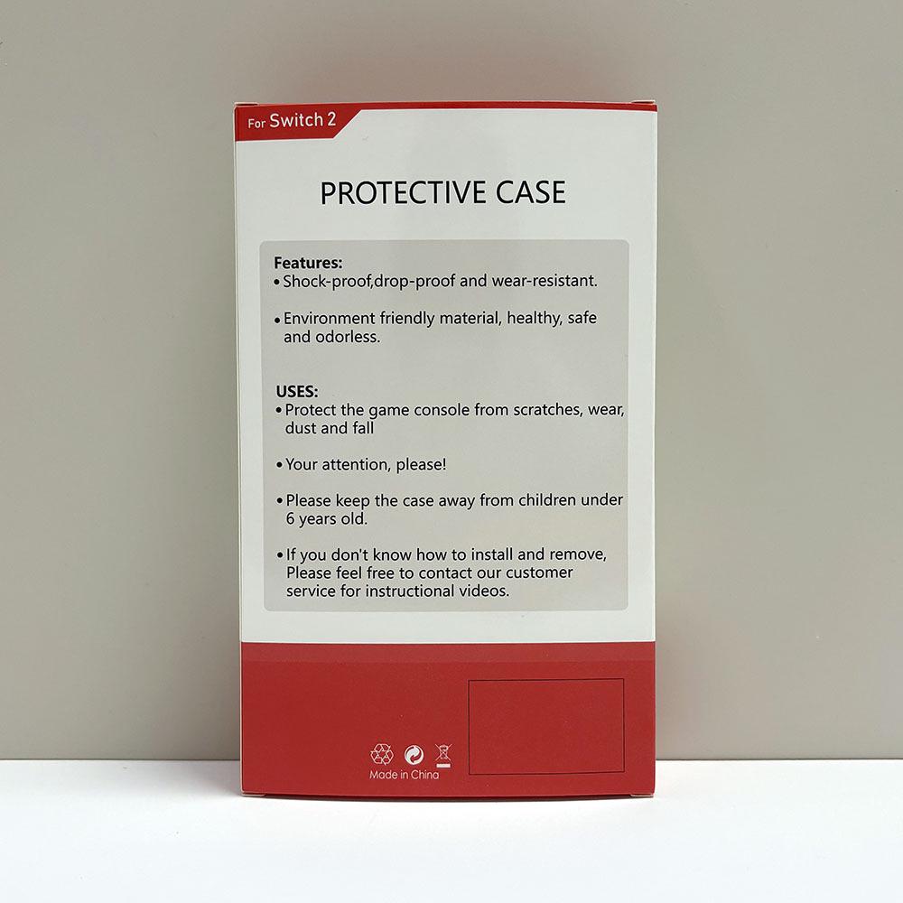 Nintendo Switch 2nd Gen Crystal Protective Case with Detachable Controller - Thin PC Shell
