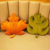 Green Plant Plush Doll  Leaf Shaped Pillow Soft and Comfortable Cushion for Relaxation Fun Home Decor