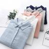 Women Blouses Fashion Long Sleeve Comfortable Office Shirt Yarn Casual Blusas Femininas Solid Color