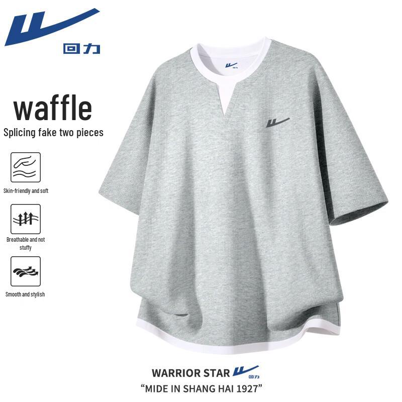 Warrior Men's Faux Layered Waffle T-Shirt