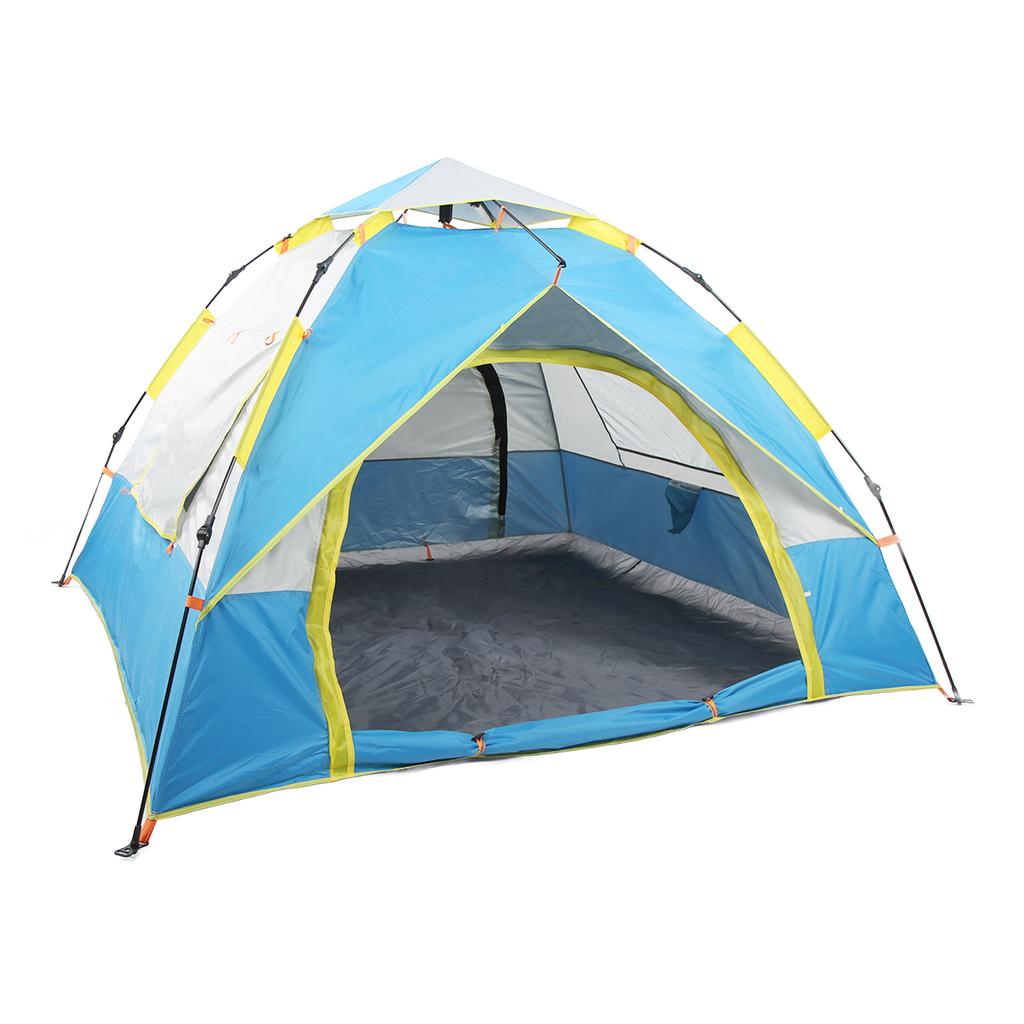 Camping Tent Waterproof Folding Automatic Quick Opening Double Layer for 2‑3 Person