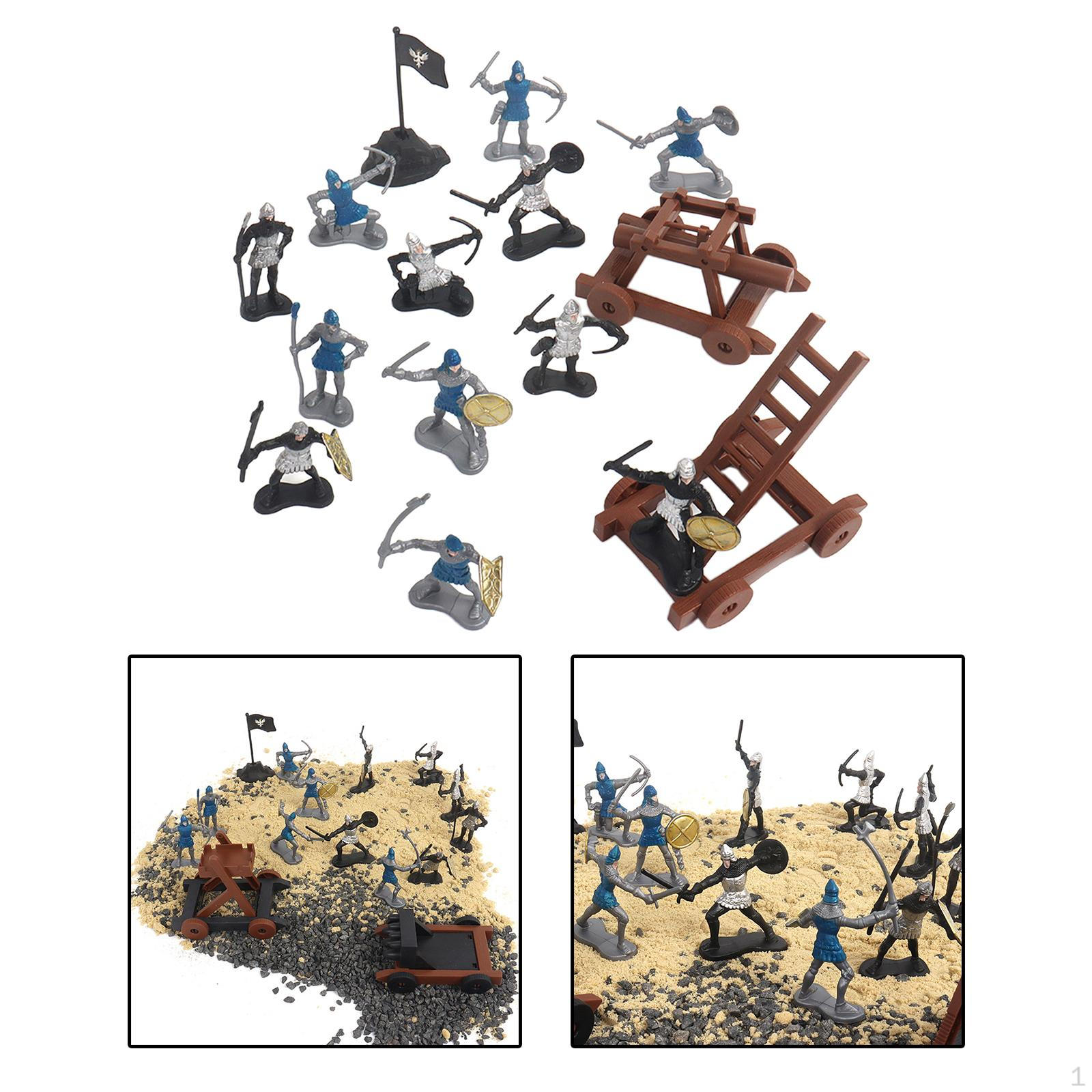 

15 Pieces Ancient Soldier Figures Toy Archaic Soldiers Action Figure And A