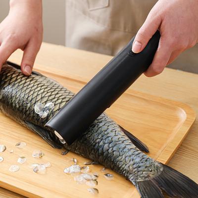 Cordless Electric Fish Scaler Rechargeable Stainless Steel Descaler Handheld Portable Coconut Grater Peeler Shredder Fish Prep Tool