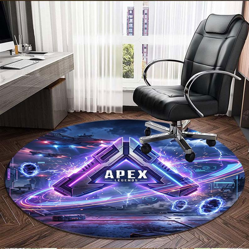 Apex Legends Print Round Rug, Washable Floor Carpet, For Entryway Dorm Laundry Room Office Study, Home Decor Birthday Christmas Gift
