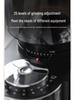 Adjustable Scale Electric Coffee Grinder with Steel Core for Italian Style and Hand Drip Brewing