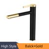 Bathroom Stainless Steel Basin Sink Faucet Cold and Hot Water Tap 360° Swivel Single Handle Household Washbasin Spout