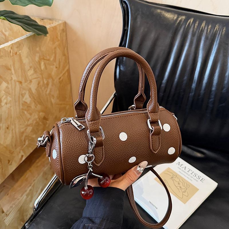 Handbag Small Shoulder Bag Women's High-end Polka Dot Niche Pillow Bag Crossbody Bag