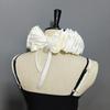 Detachable Ruffle Faux Collar Satins Shawl Wrap Role Play Clown Choker Neck Ruff Gothic Victorian Era Outfits for Women