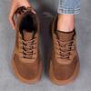 Winter Mens Wide Box Sneakers Fur-lined Keep Warm Frost Resistant Casual Sports Shoes Walking for Big Wide Fat Foot