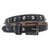 High-end 2.3 Wide Rhinestone Belt Women's Rhinestone Belt European and American Style Belt Belt Denim Style Belt