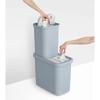 Joseph Joseph Trash Can Recycling Caddy & Collector Set, Blue, 46L, GoRecycle, Polypropylene, 30112 [Authentic]