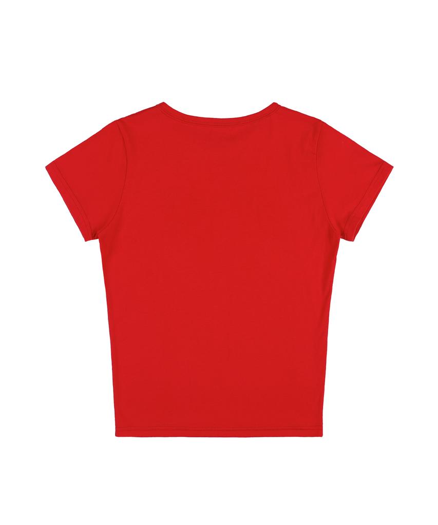 FANCY CLUB Fy Leopard Tee (Red) F25Qb100