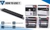 12 Port Patch Panel Compatible for DeskPi RackMate T1/T0/T2 10inch 0.5U CAT6 Network Patch Panel Server Rack/Network Cabinet