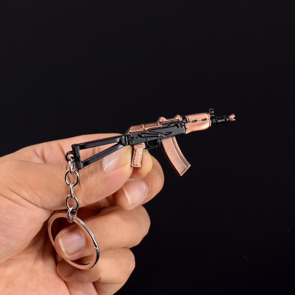 Dark Zone Mini Gun Keychain: AKS74U, AEK, RPK16, T88, Sniper, VSS Alloy
