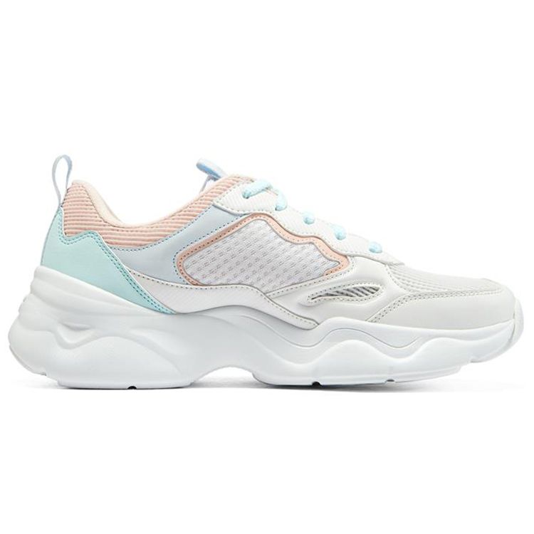 Skechers DLites Airy 3.0 Fabric Leather Comfortable Versatile Low-Top Dad Shoes Women sneakers Multicolor 896073-MULT