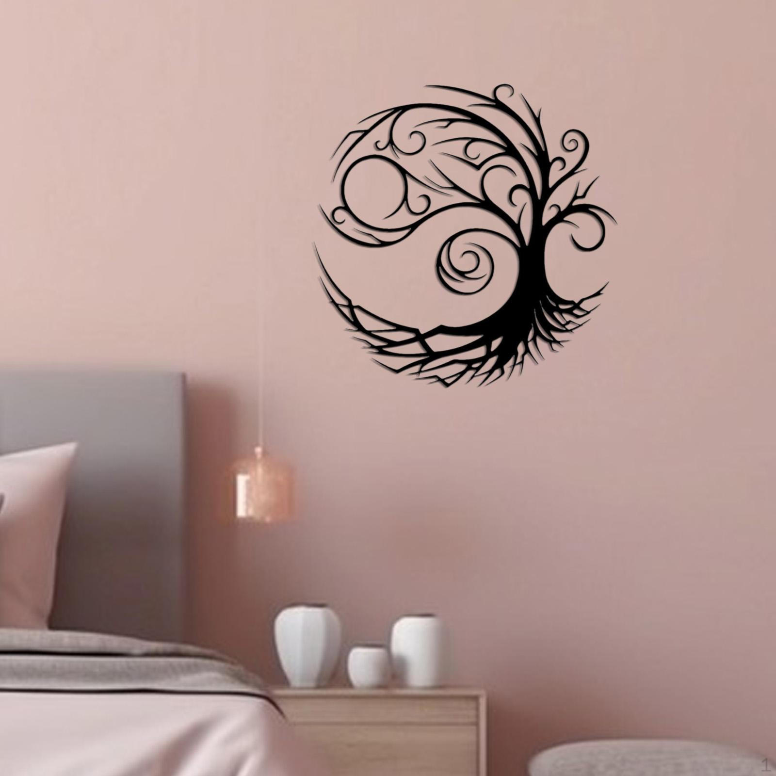 

Металлическое настенное искусство Креативное украшение в форме дерева Практичная простая в использовании современная подвесная скульптура 30cmx30cm