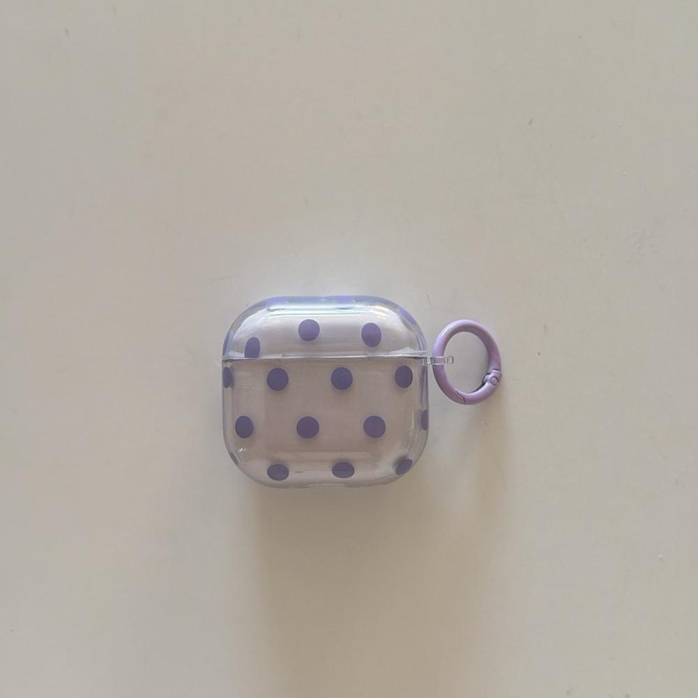 

ins fresh and simple polka dots suitable for airpods4 earphone case pro3 new airpodspro2 protective case 3rd generation Apple wireless bluetooth Airpods 2