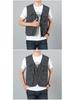 Men's Quick-Drying Multi-Pocket Vest for Outdoor, Plus Size, V-Neck, Perfect for Spring, Autumn, and Fishing