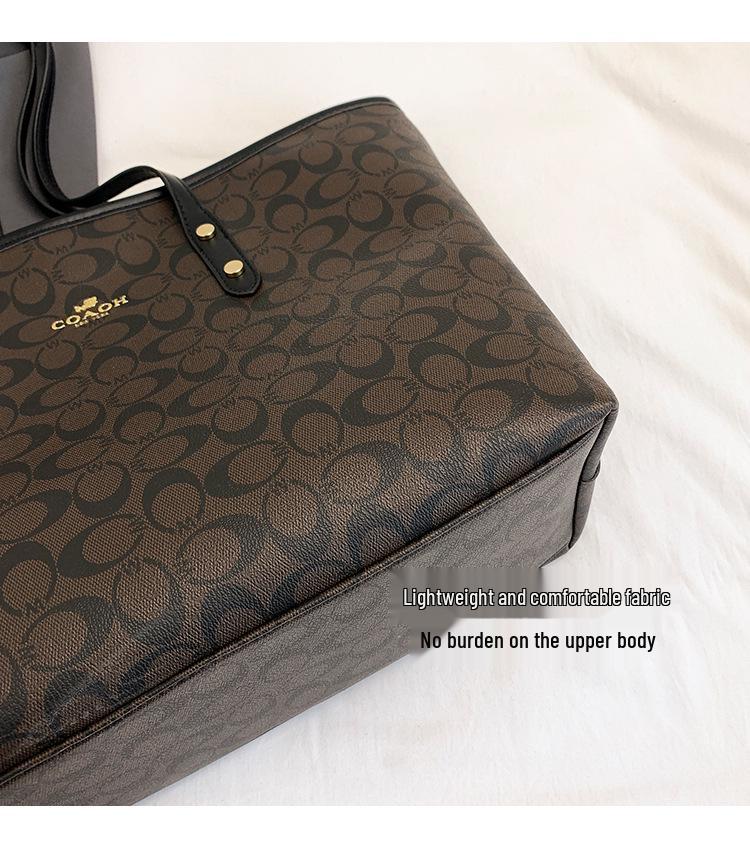 Women's Classic Floral Tote: Large Capacity, Fashionable Print, Versatile Shoulder or Underarm Bag