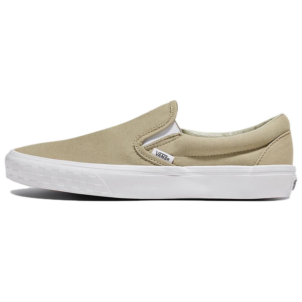 Vans Classic Slip-On Check Bumper - Khaki Unisex Sneakers Green VN0A2Z41KHK