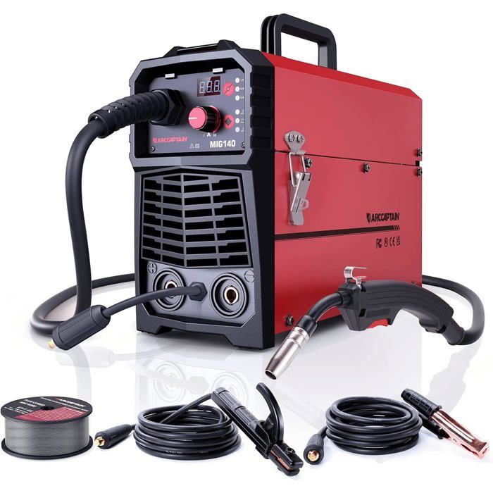 Welding Machine - ARCCAPTAIN MIG140 - 5 In 1 (MIG/MAG/FLUX/TIG/MMA) - Synergic Welder - IGBT 140A 230V