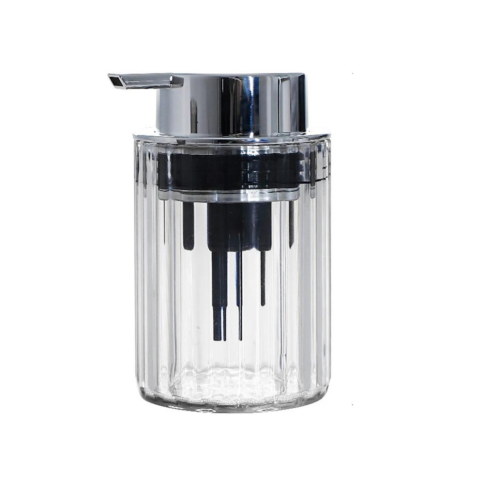 

Большой объем дозатора мыла для ванной комнаты, можно заправлять лосьон, шампунь, держатель для геля для душа, портативный дозатор, пустая бутылка с насосом для ванны белый