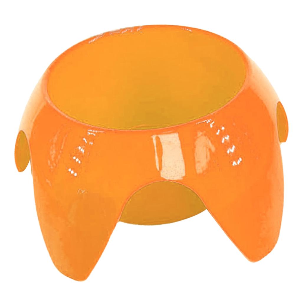 Beach Cup Holder Plastic Multifunctional Beach Drink Holder for Snacks Sunglasses Phone Orange