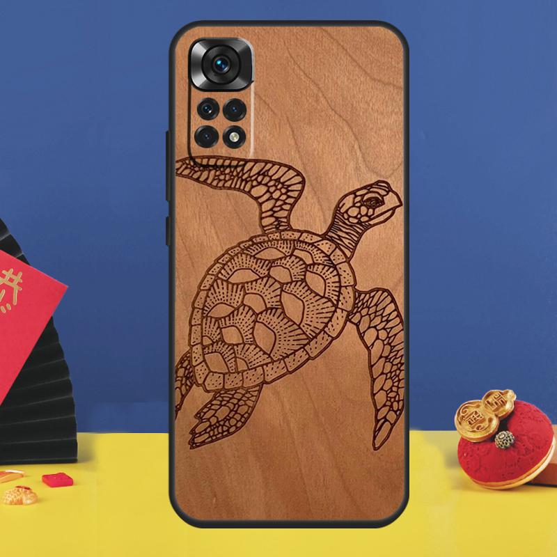 

Wood Turtle Phone Case For Xiaomi Redmi Note 15 Pro Plus 13 12 11 9 10 14 Pro 10C 12C 13C 14C 15C Cover Redmi Note 9 Pro