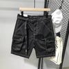 Fashion Work Shorts, Men's Loose Fitting Casual and Versatile Trendy Sports Pants