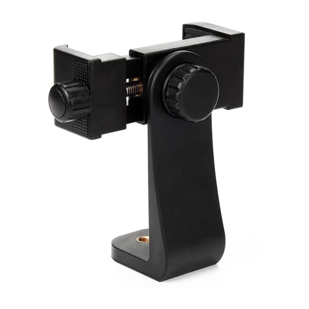 Tripod Montajı Evrensel 360 Derece Cep Telefonu Klipsi 1/4 Vida Cep Telefonu Tutucu Masaüstü Tripod Adaptörü iPhone ile Uyumlu