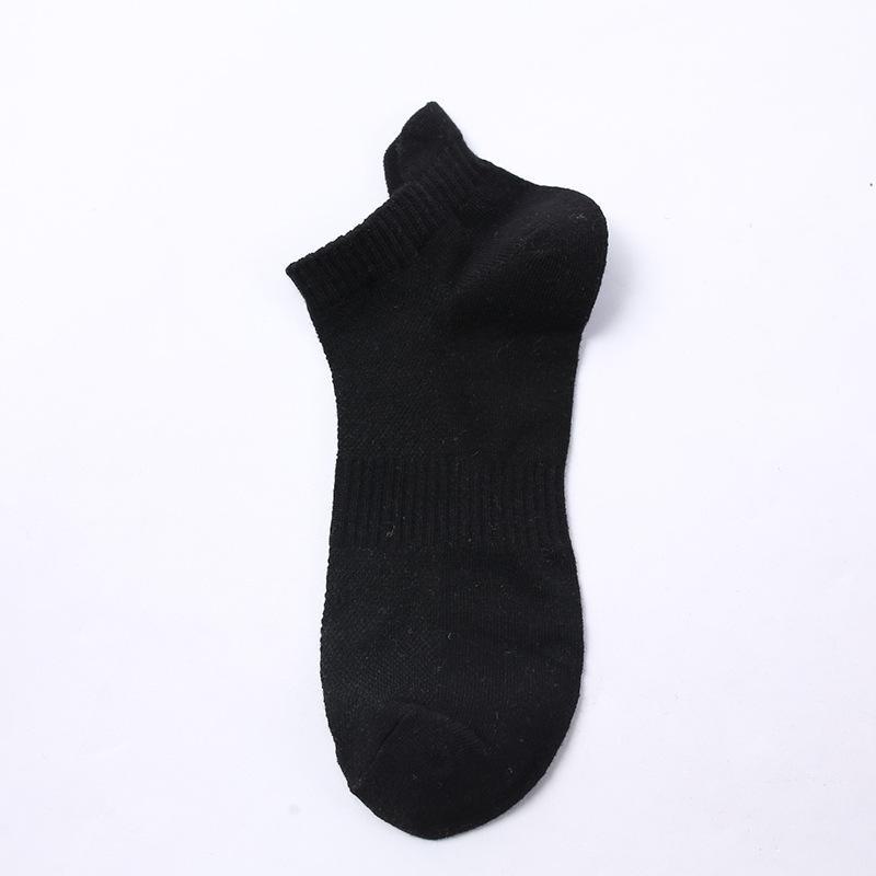 Men’s Mesh Short Socks - Summer, Spring, and Autumn Breathable Boat Socks In Solid Colors