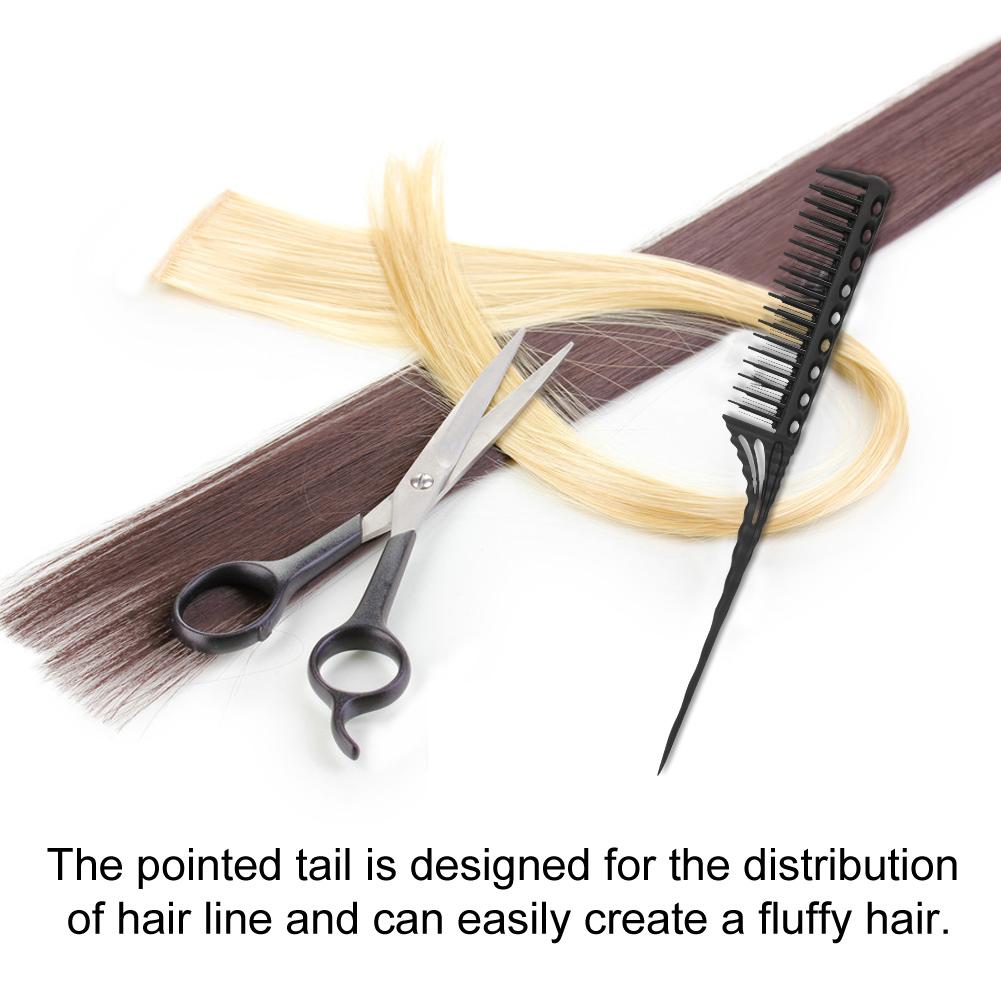 Professional Hair Brush Comb Barber Salon Comb Hairdressing Styling ToolsBlack